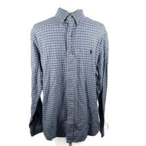 Ralph Lauren Blue Label Gingham Button Down Large